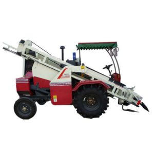 Combined peanut harvester and picker